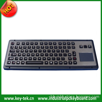 IP65 Vandal Proof Industrial Illuminated Keyboard with Touchpad